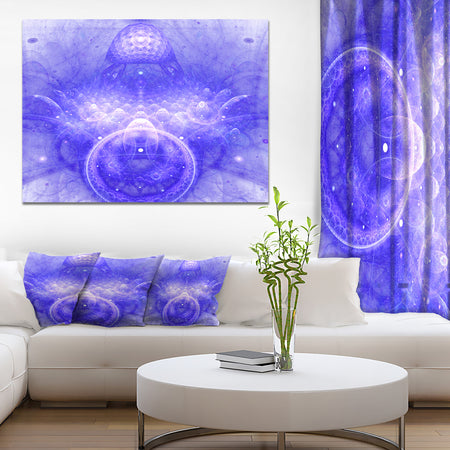 Infinite Blue Boundaries of World - Modern Floral Art