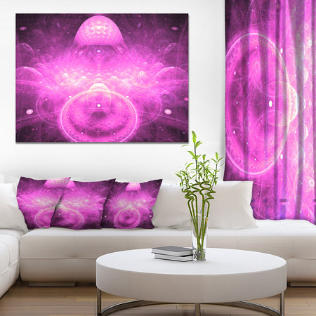 Bright Purple Infinite World - Extra Large Floral Canvas Art Print