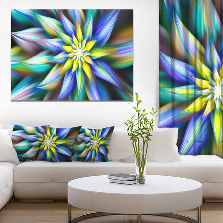 Dancing Multi-Color Flower Petals - Extra Large Floral Canvas Art Print