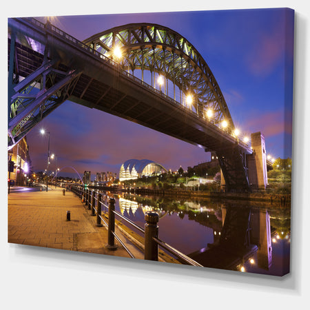 Bridges over River Tyne Newcastle - Extra Large Cityscape Wall Art