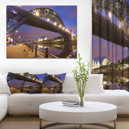 Bridges over River Tyne Newcastle - Extra Large Cityscape Wall Art
