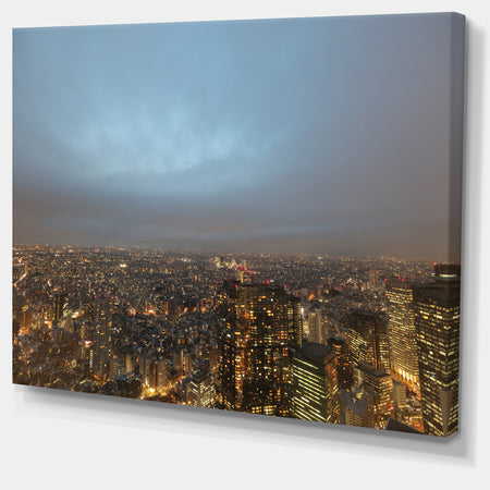 Shinjuku District View Point - Modern Cityscape Wall Art