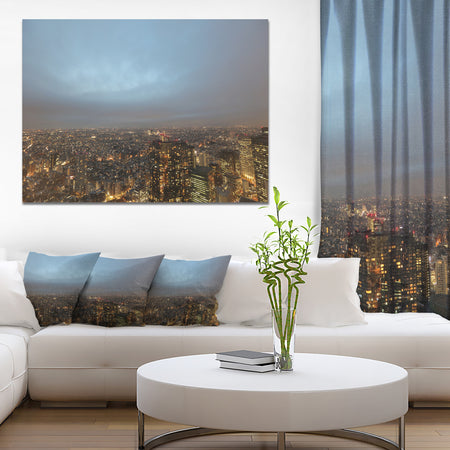 Shinjuku District View Point - Modern Cityscape Wall Art