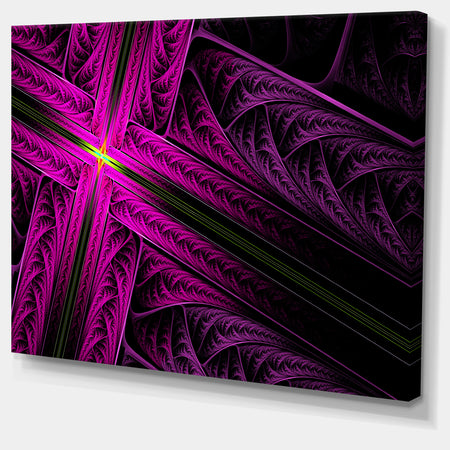 Bright Flash at the Intersection'Extra Large Abstract Canvas Art Print