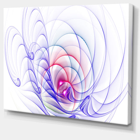 3D Blue Surreal Illustration - Abstract Wall Art Canvas