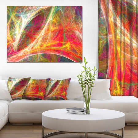 Mystic Red Fractal Wallpaper - Abstract Wall Art Canvas