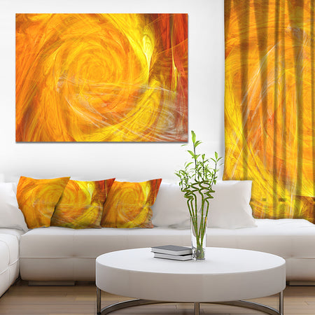 Mystic Abstract Fractal Rose - Abstract Wall Art Canvas