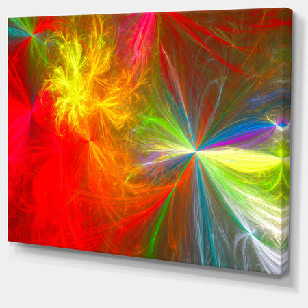 Colorful Christmas Spectacular Show - Large Glossy Canvas Art Print