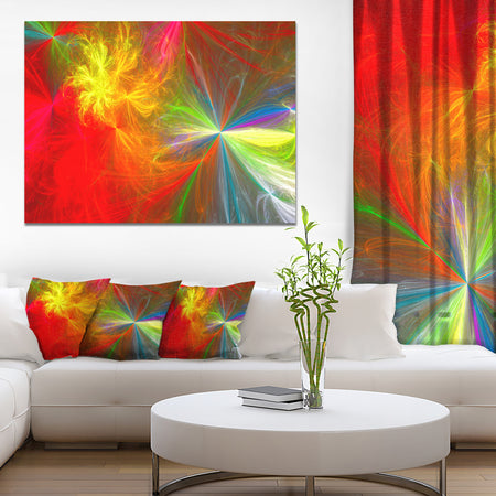Colorful Christmas Spectacular Show - Large Glossy Canvas Art Print