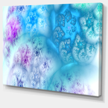 Clear Blue Magic Stormy Sky - Extra Large Abstract Canvas Art Print