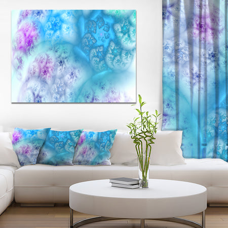 Clear Blue Magic Stormy Sky - Extra Large Abstract Canvas Art Print