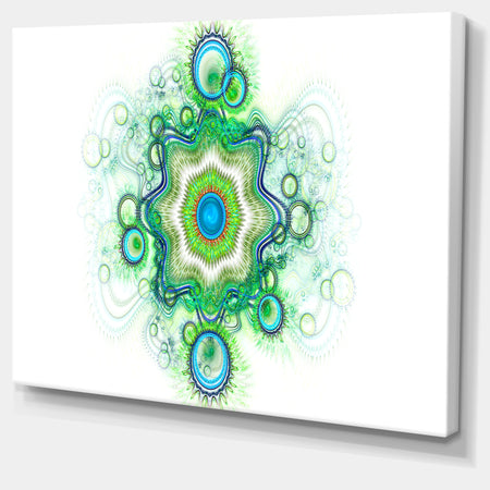 Cabalistic Star Fractal Flower - Extra Large Abstract Canvas Art Print