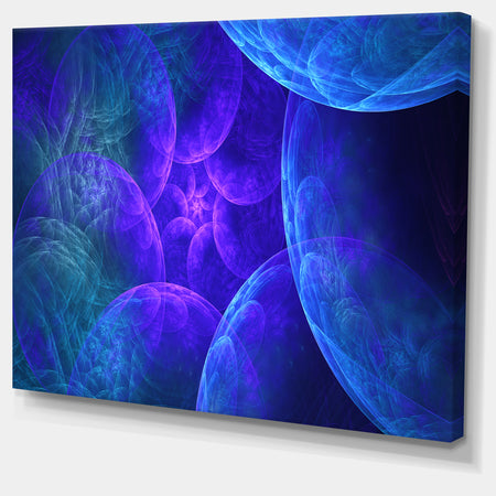 Biblical Sky with Blue Clouds - Abstract Wall Art Canvas