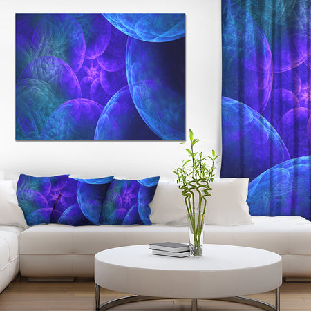 Biblical Sky with Blue Clouds - Abstract Wall Art Canvas