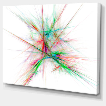 Blue Red Spectrum of Light - Extra Large Abstract Canvas Art Print