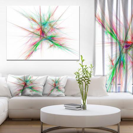 Blue Red Spectrum of Light - Extra Large Abstract Canvas Art Print
