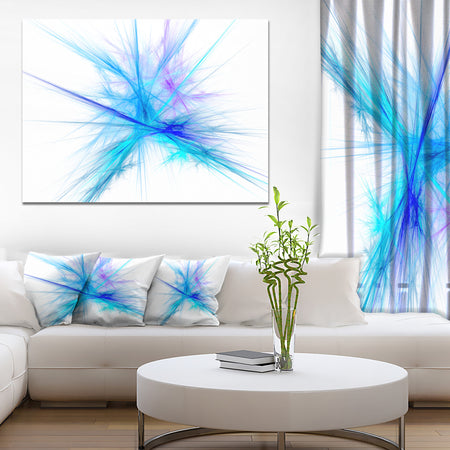 Criss Cross Spectrum of Light - Extra Large Abstract Canvas Wall Art