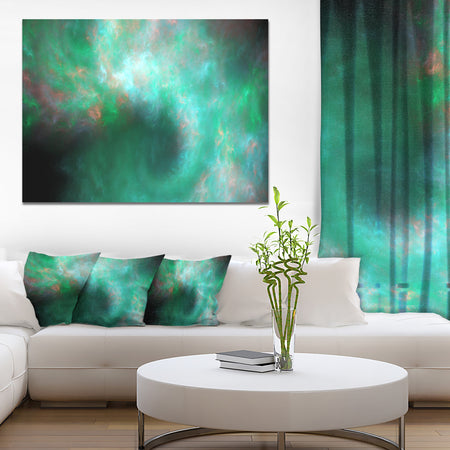 Perfect Clear Blue Starry Sky - Extra Large Abstract Canvas Art Print