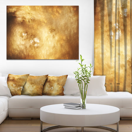 Perfect Brown Starry Sky - Extra Large Abstract Canvas Art Print
