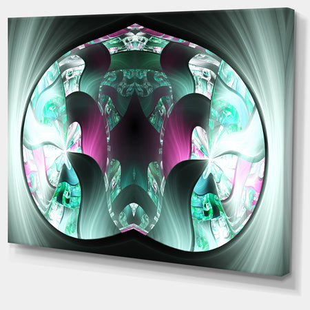 Grey Capsule in Plasma - Abstract Artwork on Canvas