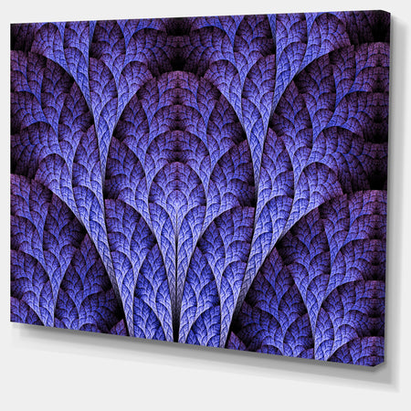 Exotic Purple Biological Organism - Abstract Art on Canvas
