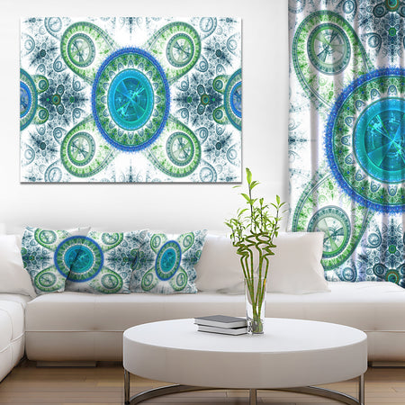 Blue Psychedelic Relaxing Art - Extra Large Canvas Art Print