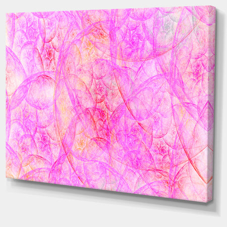 Rose Fractal Dramatic Clouds - Abstract Wall Artwork