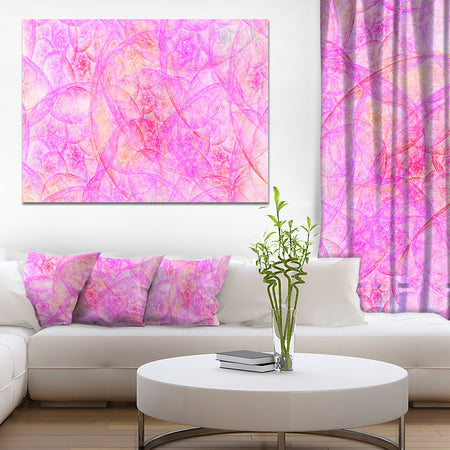Rose Fractal Dramatic Clouds - Abstract Wall Artwork
