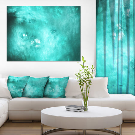 Blur Blue Sky with Stars'Extra Large Abstract Canvas Art Print