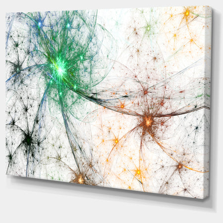 Abstract Colorful Fireworks'Extra Large Abstract Canvas Art Print