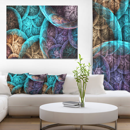 Colorful Dramatic Clouds - Extra Large Abstract Canvas Art Print