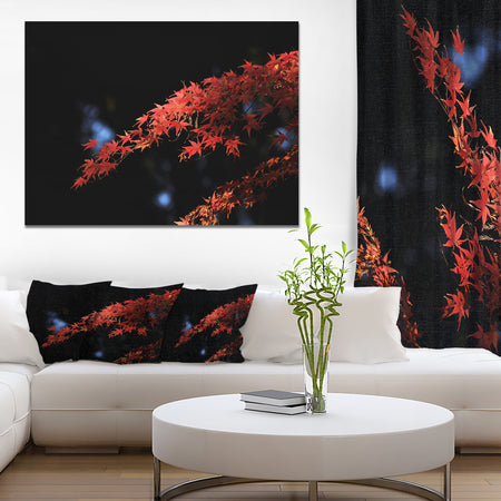 Fall Foliage of Maple Leaves - Abstract Artwork on Canvas