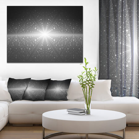 Stardust and Bright Shining Stars'Extra Large Abstract Canvas Art Print