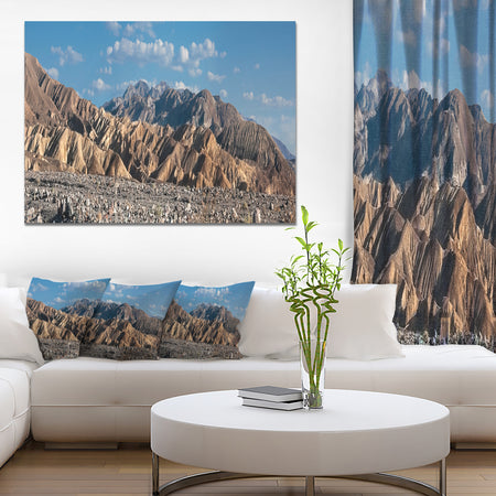 Beautiful Hills in Death Valley - Abstract Wall Art on Canvas