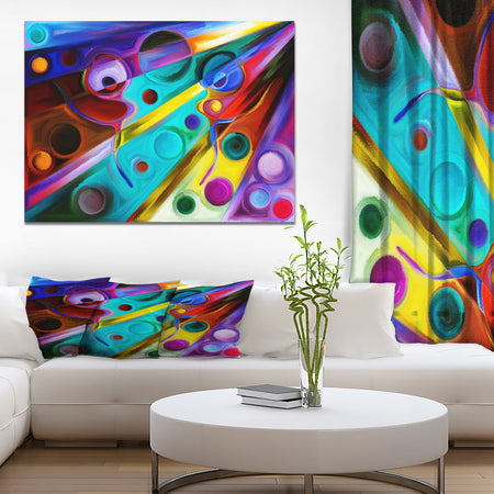 Colorful Design series - Contemporary Art on wrapped Canvas