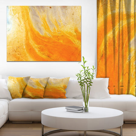 Curlicue of Paints - Stone Photographic on Wrapped Canvas
