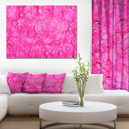 Summer hawaiin Flowers - Digital Art on wrapped Canvas
