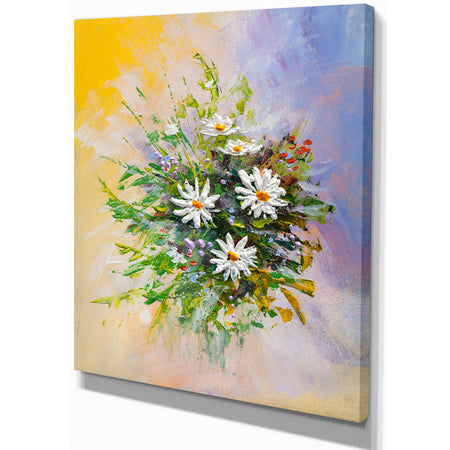 Flower Bouquet - Floral Painting Print on Wrapped Canvas