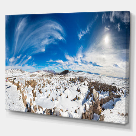 The Andes - Landscapes Photography on wrapped Canvas