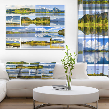 Bavaria Panorama - Landscapes photography on wrapped Canvas