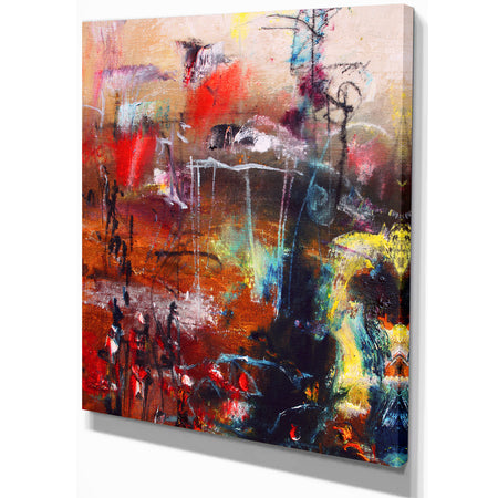 Abstract oil Painting - Landscapes Painting Print on Wrapped Canvas