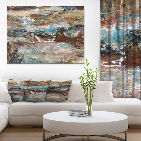 Winter in Oil Painting - Landscapes Painting Print on Wrapped Canvas