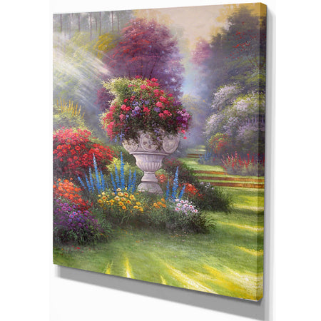 The Garden of Hope - Landscapes Painting Print on Wrapped Canvas