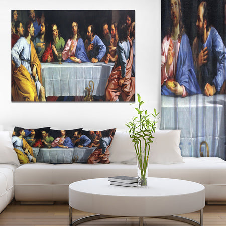 The Last Supper - Religious Art on wrapped canvas