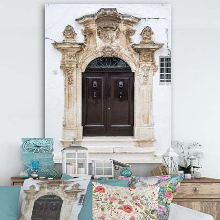 Old door Bari Italy - Vintage Canvas Artwork