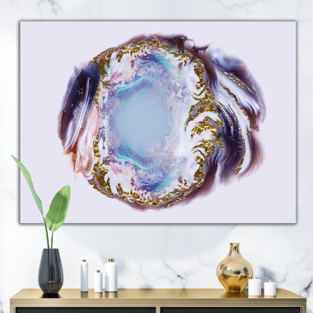 Kidney Gerbera Golden Agate - Glam Canvas Wall Art Print