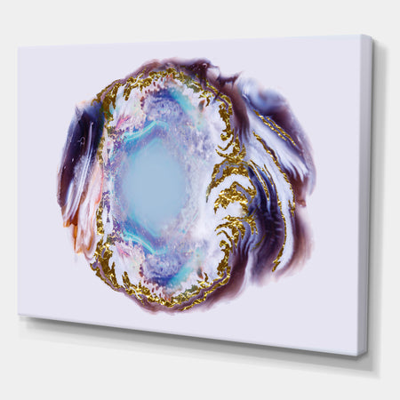 Kidney Gerbera Golden Agate - Glam Canvas Wall Art Print