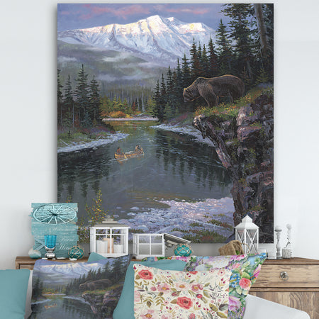 Southfork Grizzly - Traditional Premium Canvas Wall Art