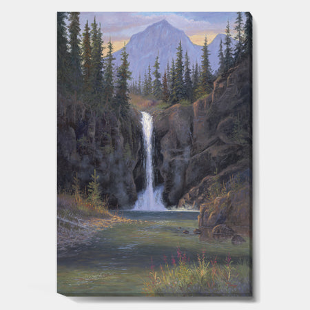 Running Eagle Falls - Traditional Canvas Art Print