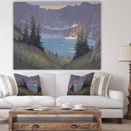Iceberg Lake - Traditional Gallery-wrapped Canvas